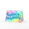happy birthday : rainbow paisley : cards by occasionINVASION happy birthday : rainbow paisley : cards