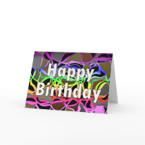Happy Birthday Rainbows cards