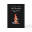 Happy Birthday rat in a package humourous cards by moonlake Happy Birthday rat in a package humourous cards