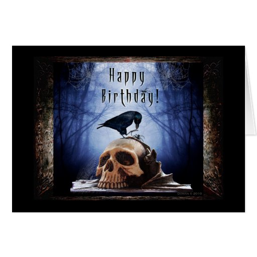 happy birthday ravens den card