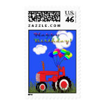 Happy Birthday Red Tractor Postage