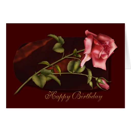 rose birthday cards