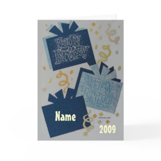 Happy Birthday - Scrapbook 2 - Seasons Card card