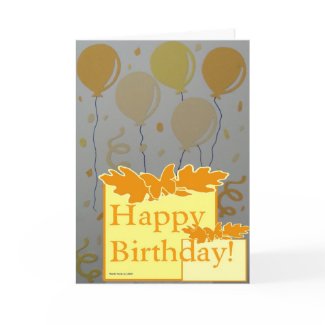 Happy Birthday - Scrapbook 3 - Seasons Card card