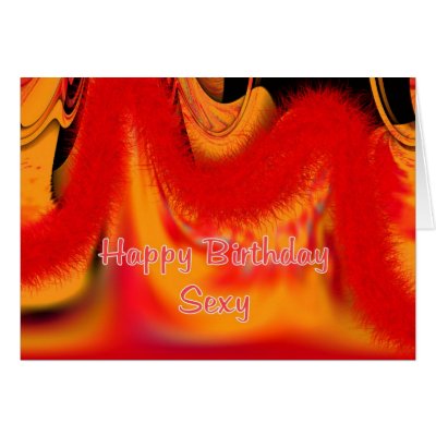 Happy Birthday Sexy Card by TheStampStore