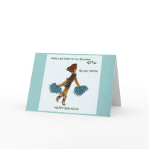 Happy Birthday Sis greeting card