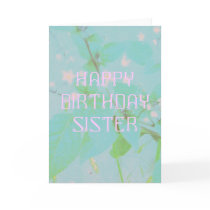 HAPPY BIRTHDAY SISTER cards