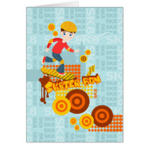 Happy Birthday, skater boy! Card