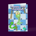 Happy Birthday snakes and ladders game