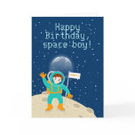 Happy Birthday, space boy! Card