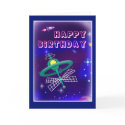 Happy Birthday Space style 001 cards by murals2go Happy Birthday Space style 001 cards