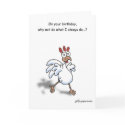 Happy Birthday Spring Chicken card! by graphicdoodles Happy Birthday Spring Chicken card!