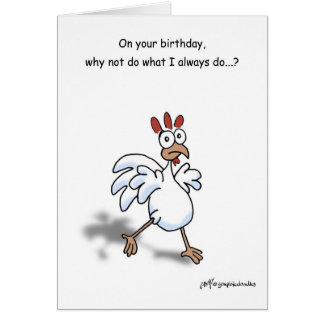 Chicken Birthday Cards, Chicken Birthday Card Templates, Postage ...