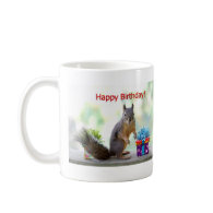 Happy Birthday Squirrel Coffee Mug