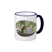 Happy Birthday Squirrel Mugs