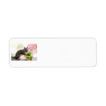 Happy Birthday Squirrel Return Address Label