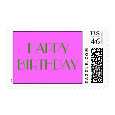 HAPPY BIRTHDAY STAMP