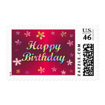 Happy Birthday Stamps