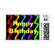 Happy Birthday Stamps