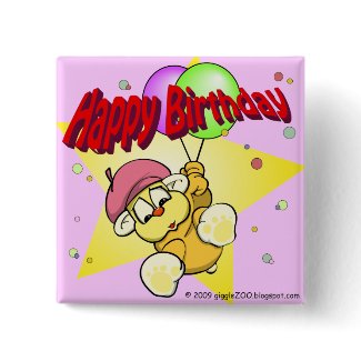 Happy Birthday Star button