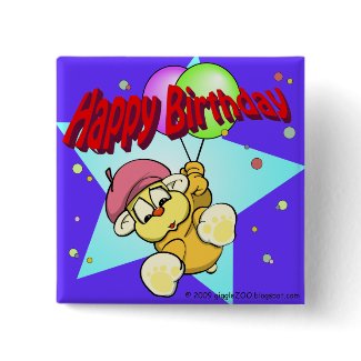 Happy Birthday Star button