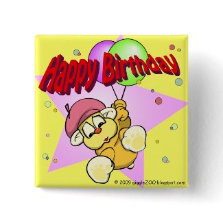 Happy Birthday Star button
