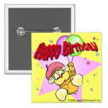 Happy Birthday Star Button