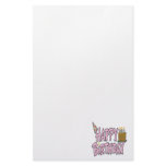 Happy Birthday Stationery Design