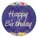 Happy Birthday stickers