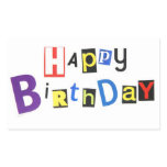 Happy Birthday Rectangle Sticker