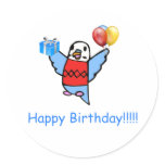 Happy Birthday! Round Stickers