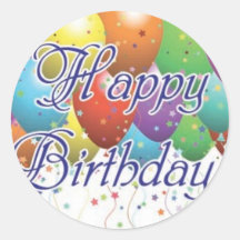 Happy Birthday Sticker