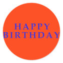 Happy Birthday stickers