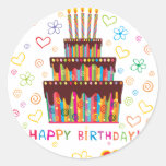 Happy Birthday stickers