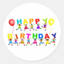Happy Birthday stickers