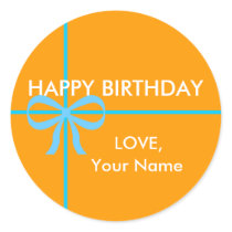 HAPPY BIRTHDAY STICKERS - Customized