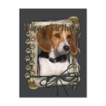 Happy Birthday - Stone Paws - Beagle postcards