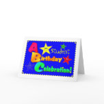 Happy Birthday Student Stars Greeting Cards
