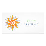 Happy Birthday Sun Energy Chakra Picture Card