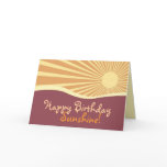 Happy Birthday Sunshine Hills Greeting Card
