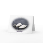 Happy Birthday swan card