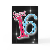 Happy Birthday Sweet Sixteen 16th Card