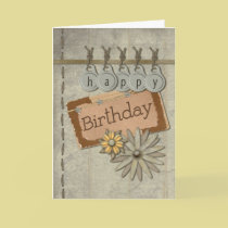 Happy Birthday Tags cards