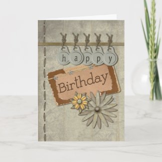 Happy Birthday Tags zazzle_card