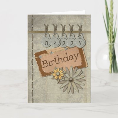 Happy Birthday Tags Cards by RainbowCards