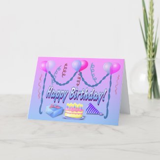 Happy Birthday Template Card