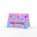 Happy Birthday Template Card by AuntBetsy Happy Birthday Template Card