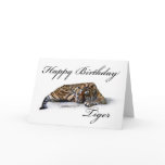 Happy Birthday Tiger cards