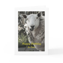 Happy Birthday to Ewe Greeting Card