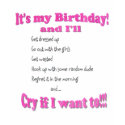 Happy Birthday to me! 2 t-shirts by HessyLu Happy Birthday to me! 2 t-shirts